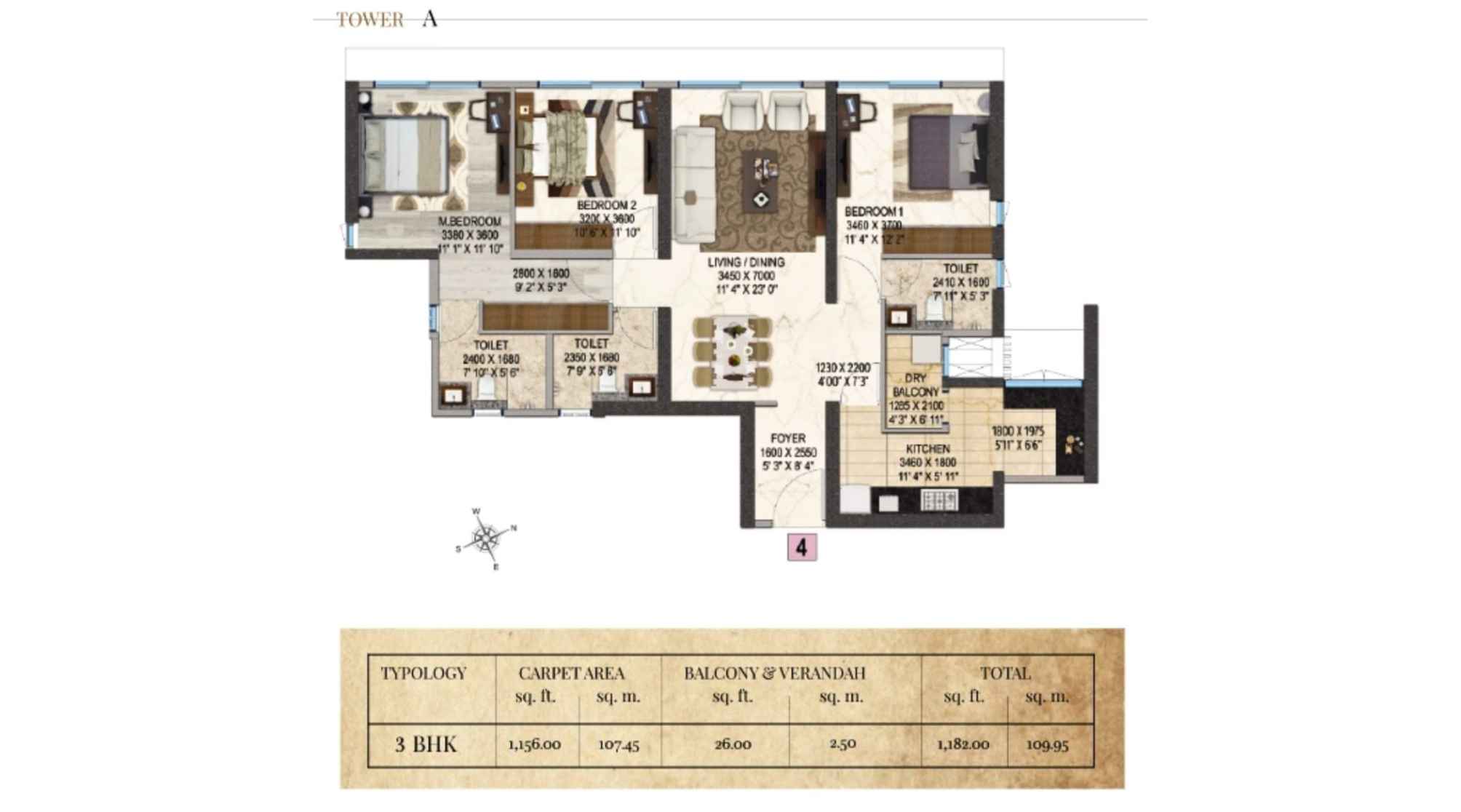 Salsette-27-Floor-Plan-Tower-A-3-BHK-1182-Sqft